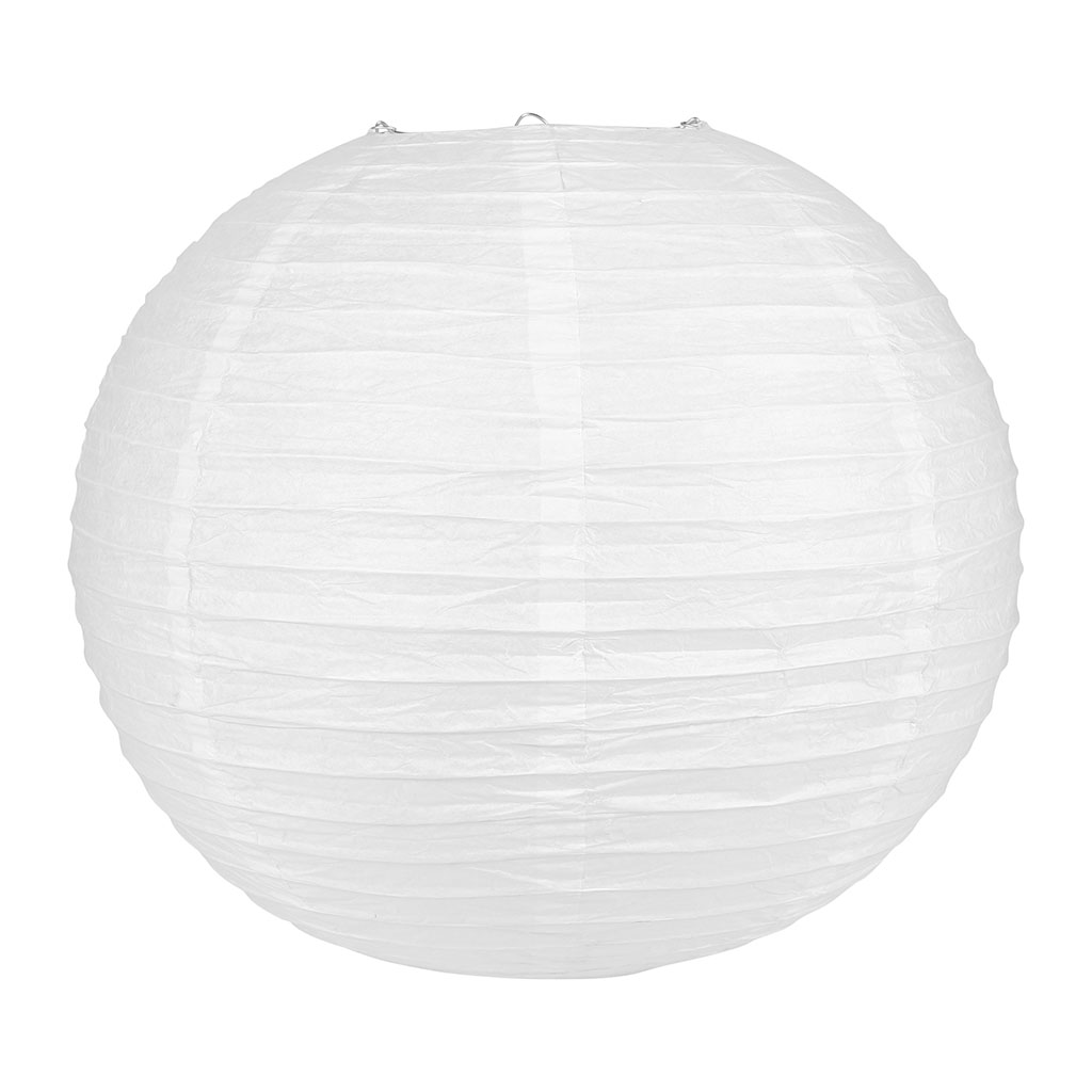 Boule japonaise blanche D 45cm