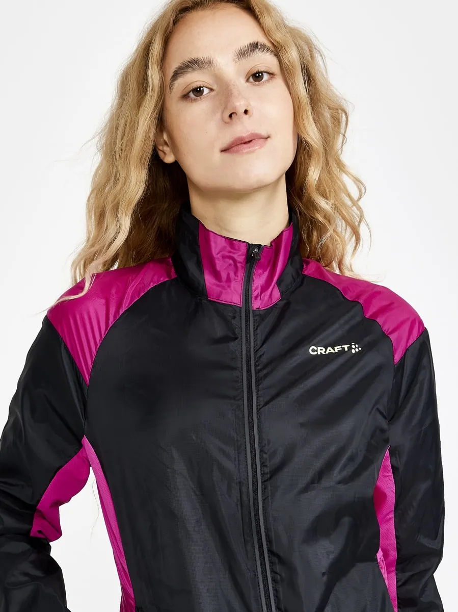 Craft Women's Pro Hypervent Jacket Black-Roxo