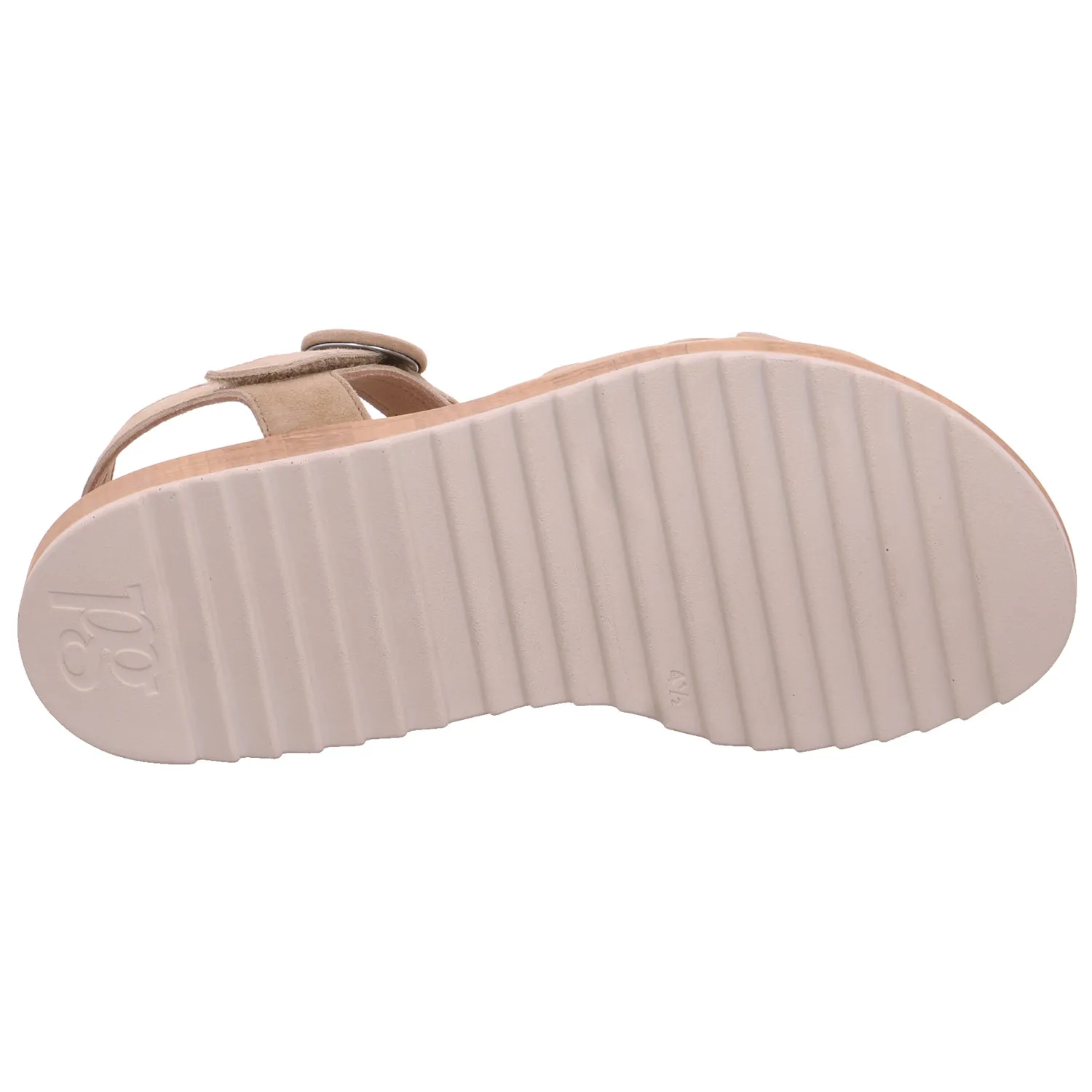 PAUL GREEN Sandalette Beige Leder