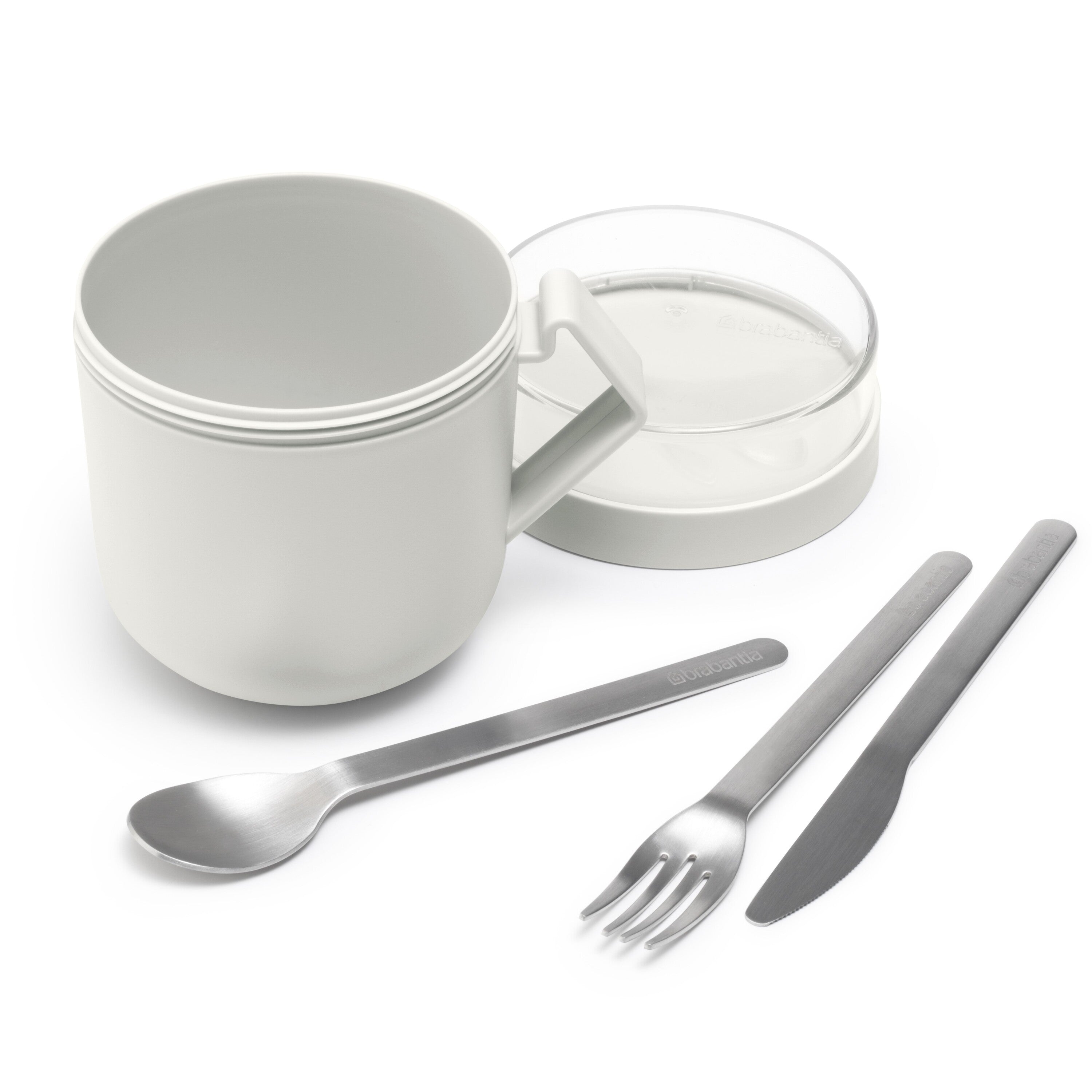 Brabantia Make & Take Soepbeker to Go 0,6 L - Magnetron - Light Grey