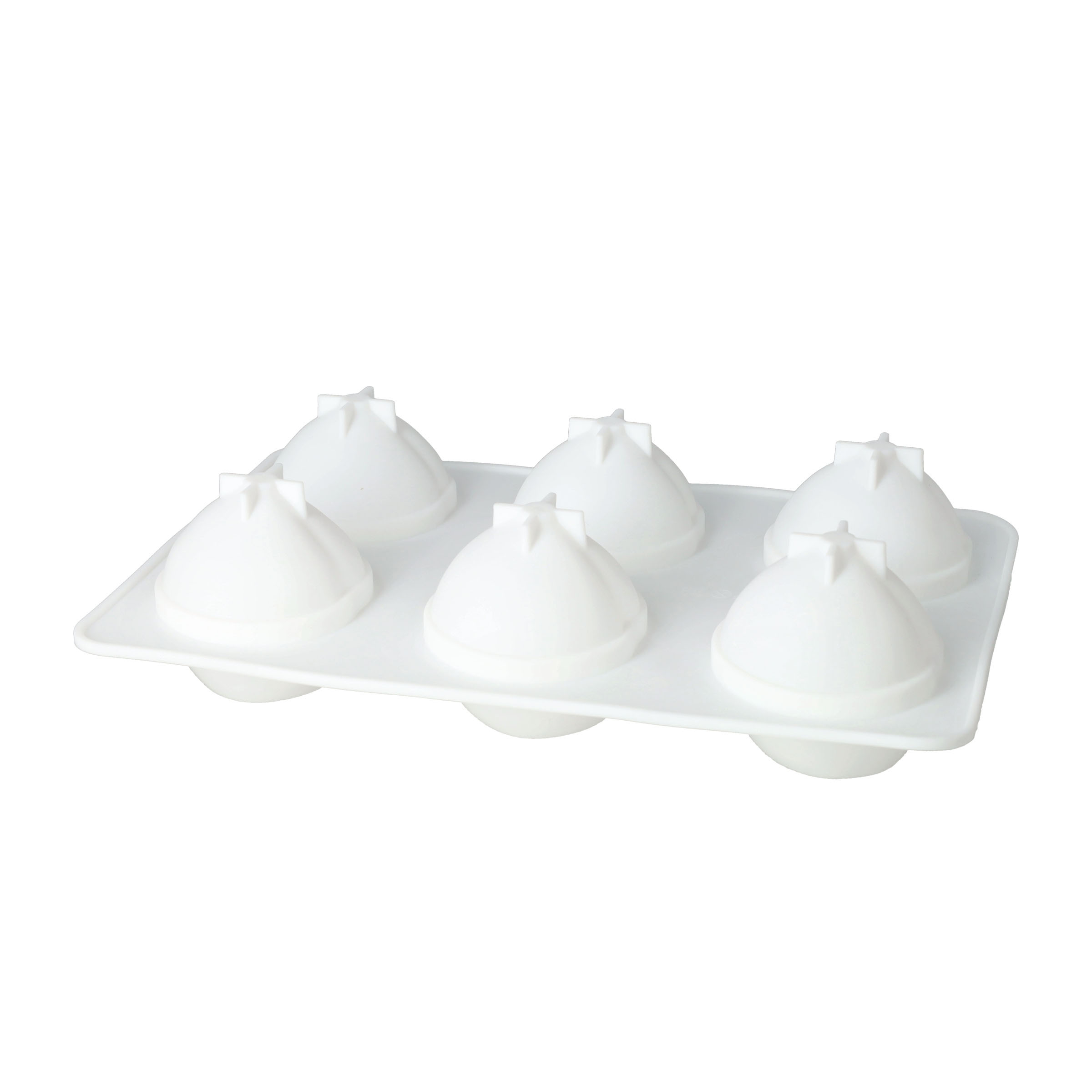 (6-fach) Silikon Trend Früchte Kuchen Form DIY Gussform für Virale Frucht Desserts - Pfirsich