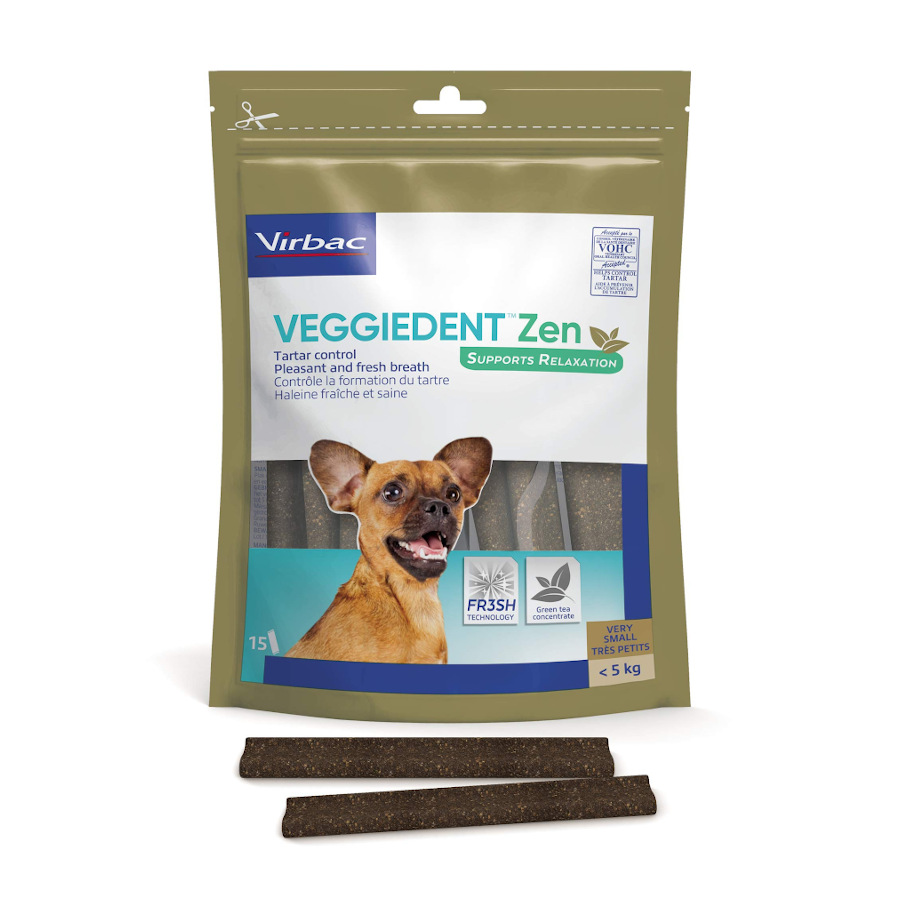 Lenços umedecidos Virbac Veggiedent Zen L para cães