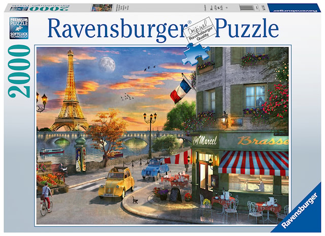 Paris Malt Puslespill 2000 biter Ravensburger