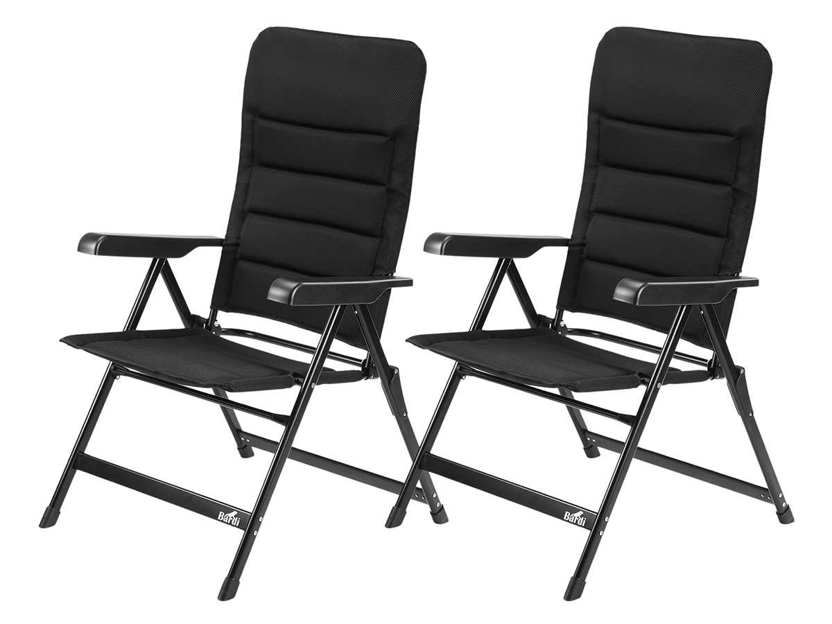 Bardi 7 standen Black luxe klapstoel - set van 2