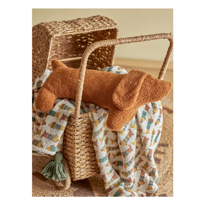 Bloomingville Mini Peluche chien Palle  | Marron