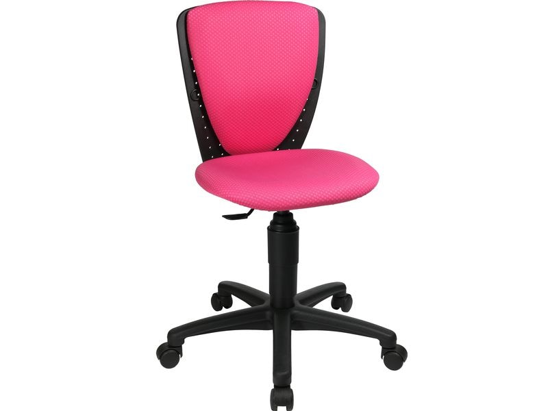 Topstar Kinder Bürostuhl High S'Cool, Rosa Kinder- und Jugenddrehstuhl