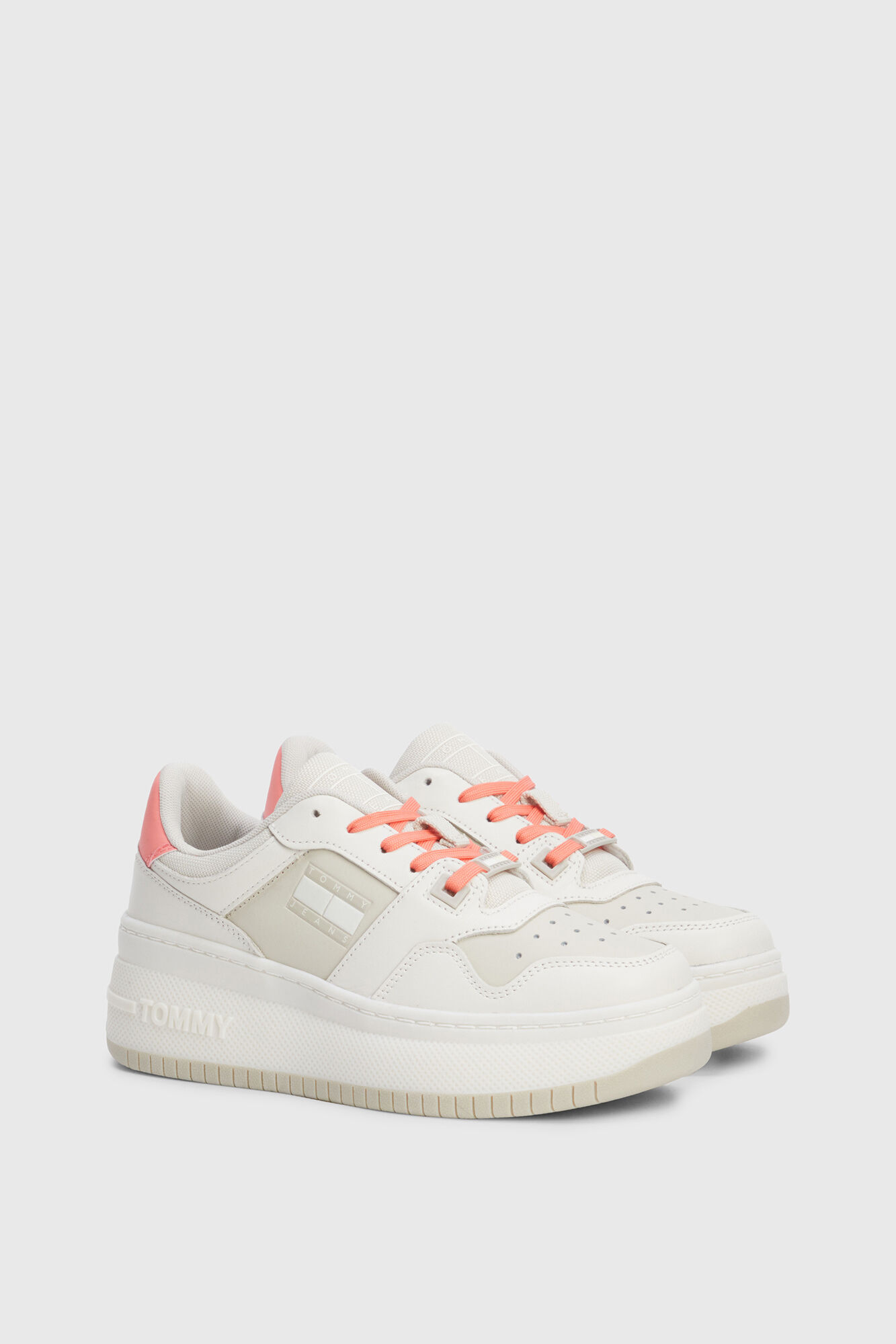 Tênis de basquete plataforma retrô feminino Tommy Jeans