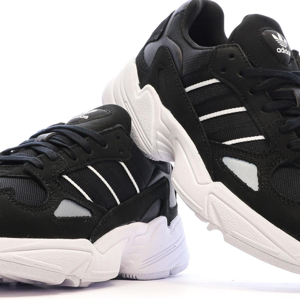Adidas Baskets Noires/Blanches Femme Adidas Falcon