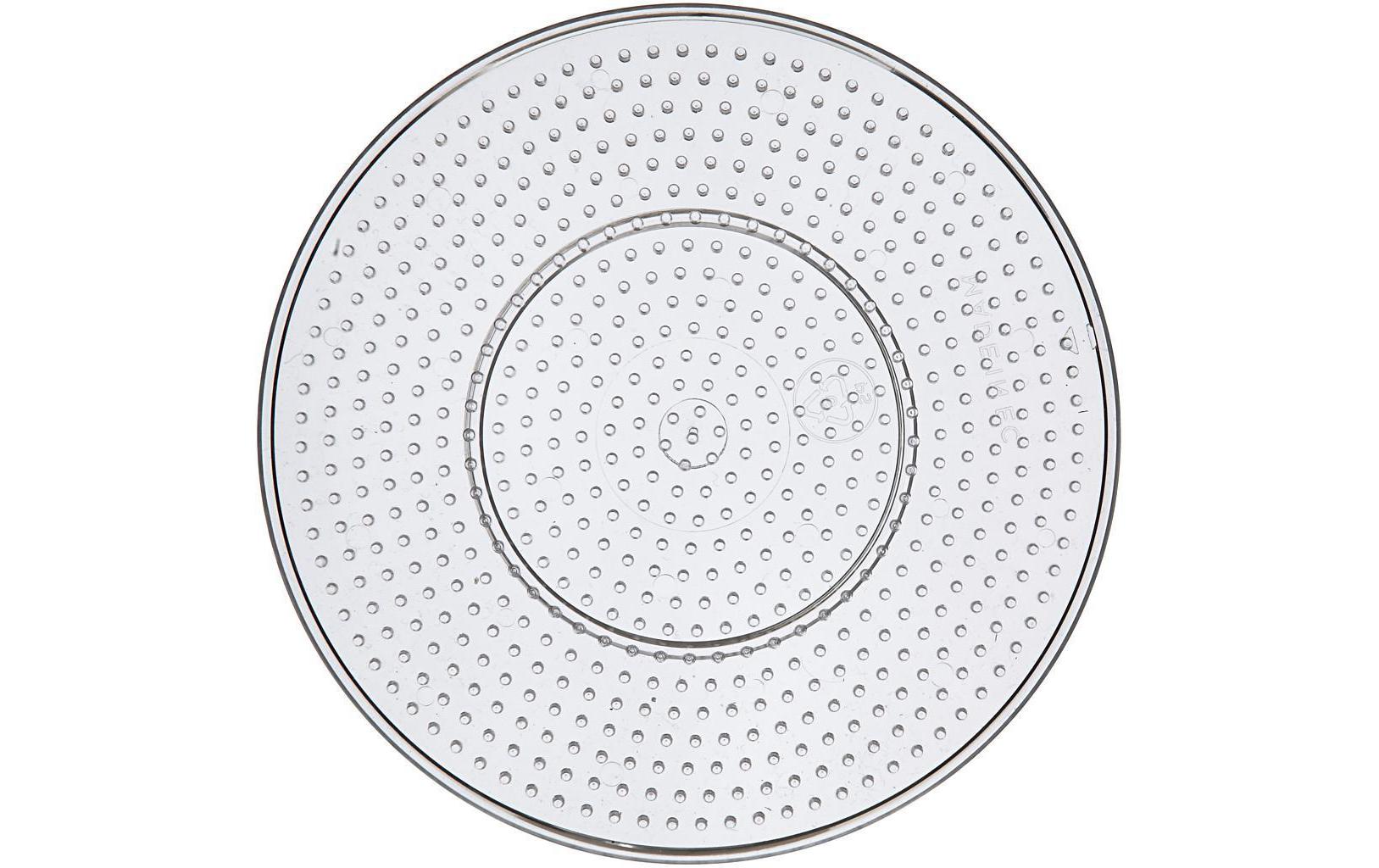Bügelperlen Platten Ø 15 cm TransparentSteckplatte Ø 15 cm
