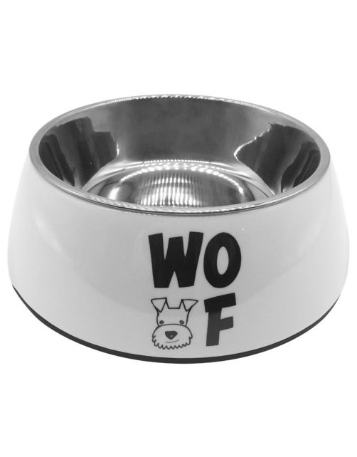 Adori Voerbak Met Print - Kattenvoerbak - 22 cm Wit