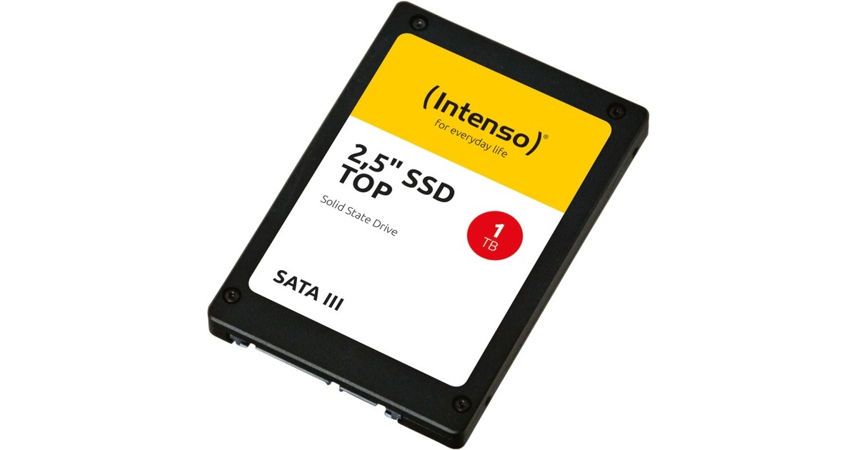 IntensoTop Performance, 1 TB SSD  (Zwart, 3812460, SATA 600)