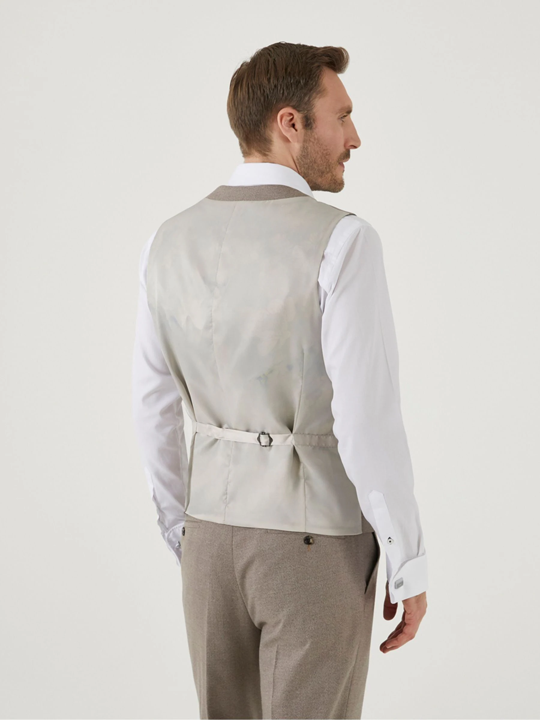 Skopes Jodrell Marl Tweed tailored fit gilet