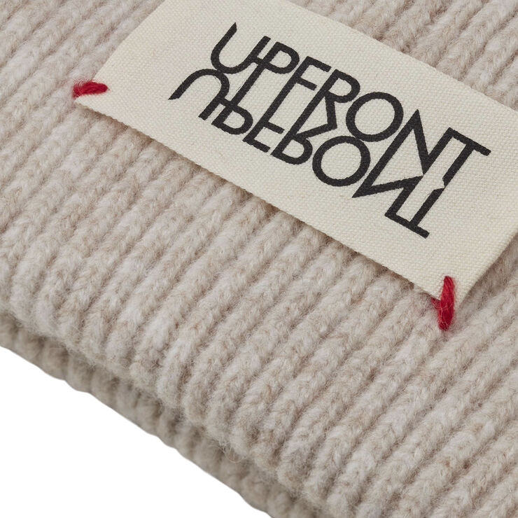 UPFRONT UNRAVEL Classic Beanie Snow white
