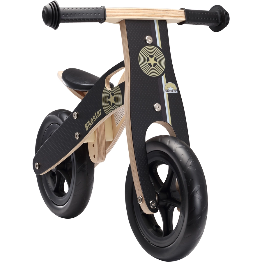 Bikestar Laufrad 10 Zoll Holz schwarz