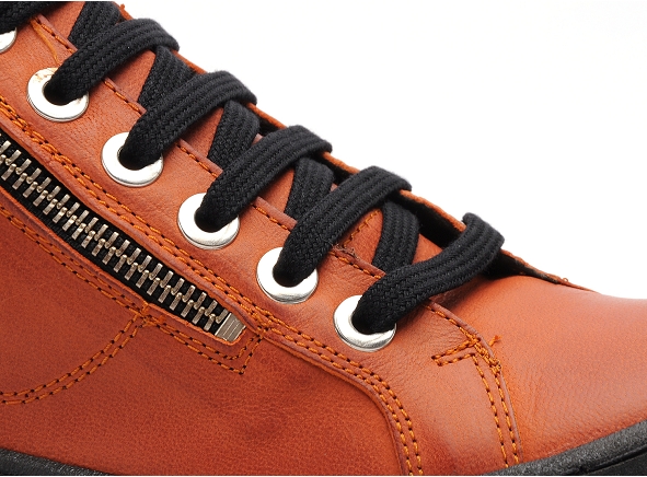 Chacal boots bottine plates femme 6535 orange