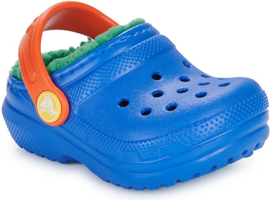 Crocs Classic Lined Clog blauw Rubber