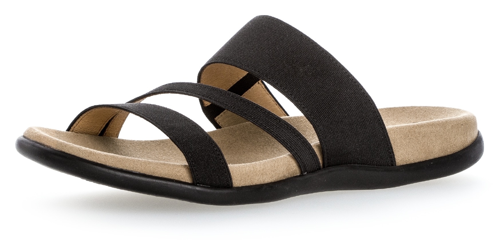 Gabor Pantolette  , Keilabsatz, Sommerschuh, Schlappen mit atmungsaktivem Lederfutter