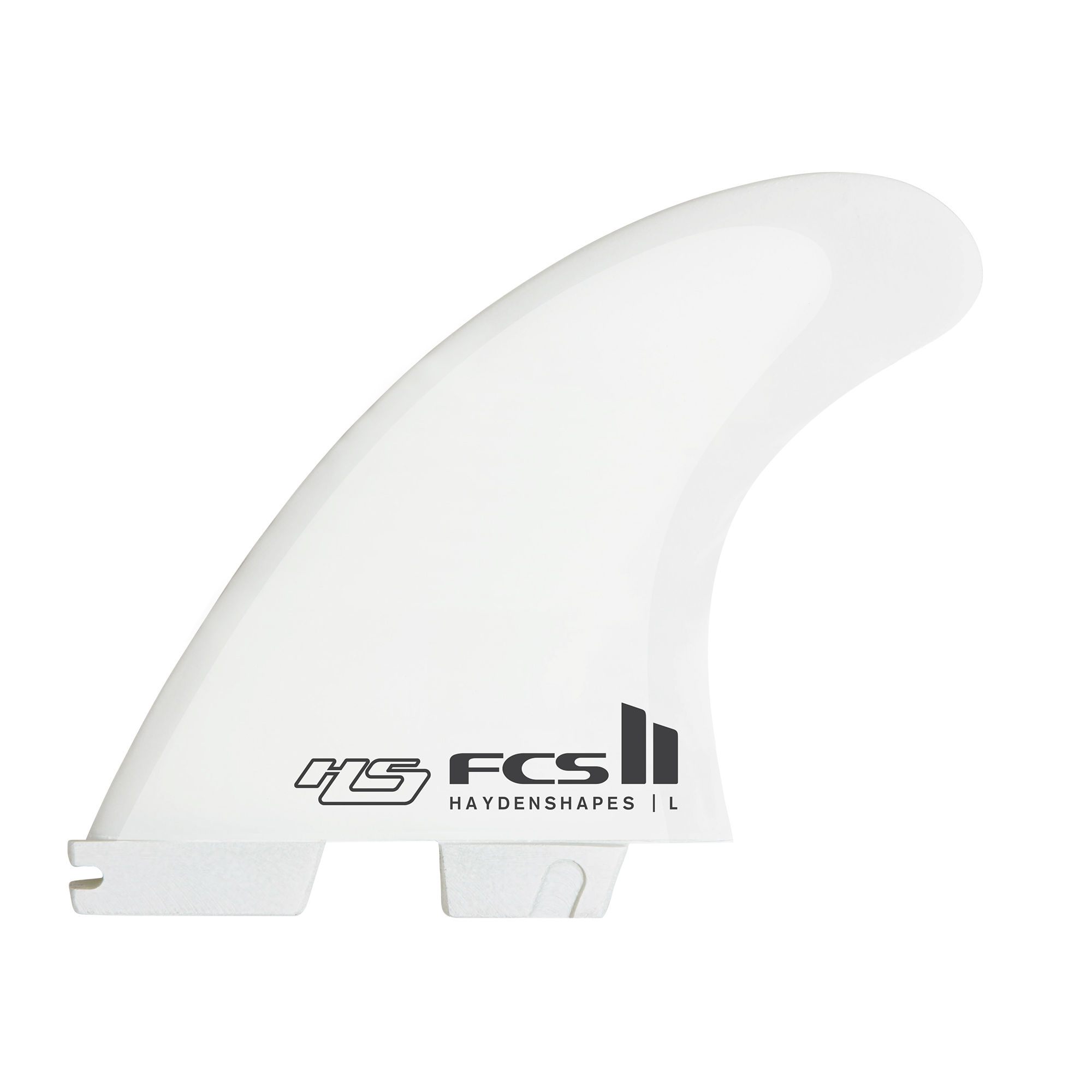 FCS FCS II HS PC Carbon Air Core White - Medium Thruster