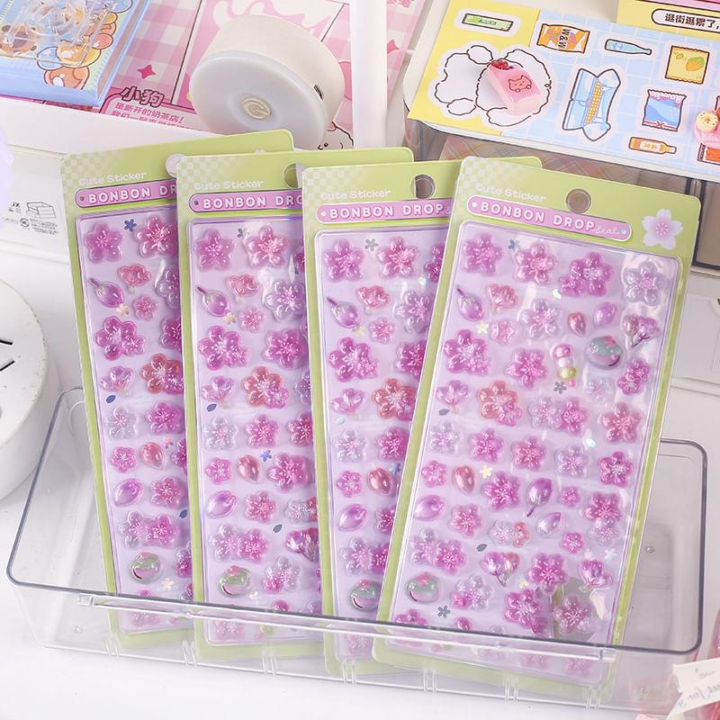 SASHI - 3D Bloemensticker