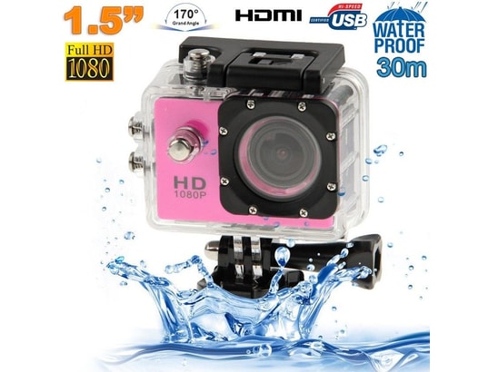 YONIS - Caméra sport Camera embarquée sport lcd caisson étanche waterproof 12 mp...