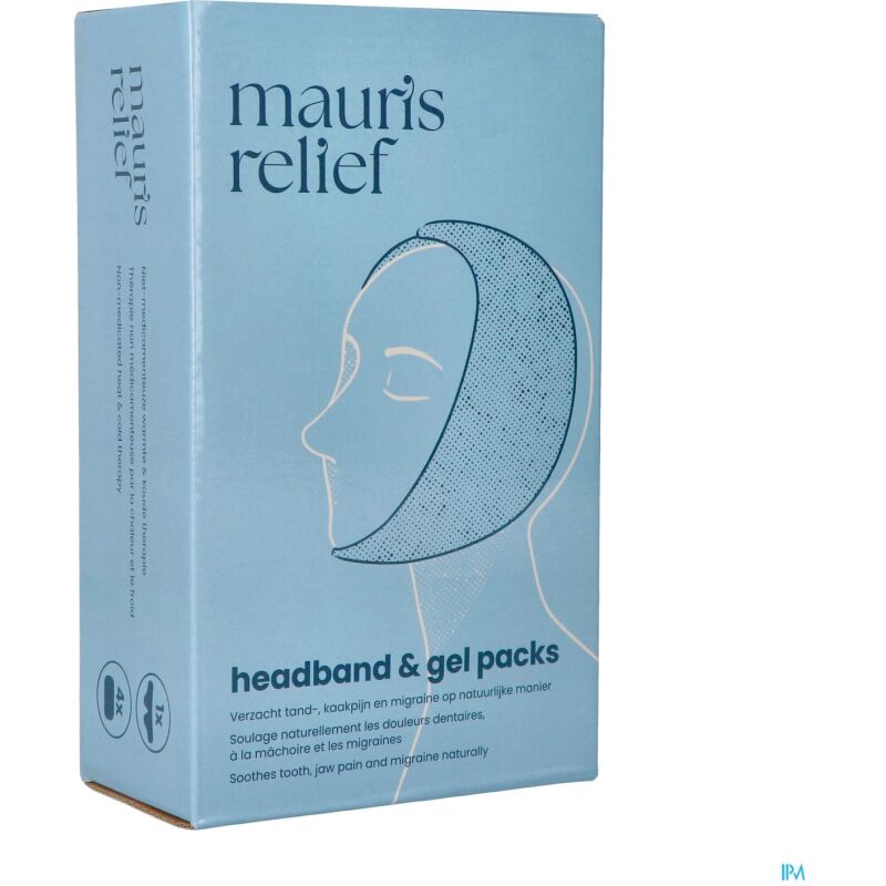 Mauris Relief headband with gelpacks