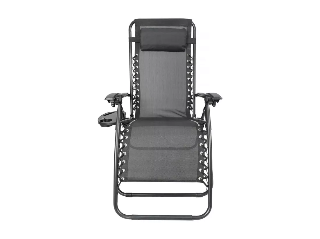 Lot de 2 Fauteuils de jardin inclinable zéro gravité 