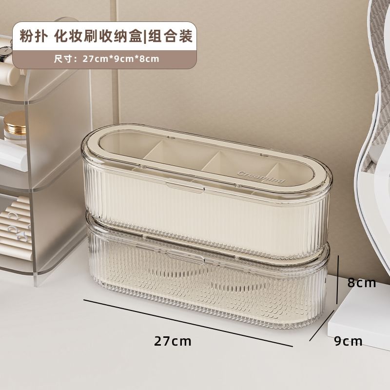 Karnemelk - Transparante make-up bureau organizer (verschillende ontwerpen)