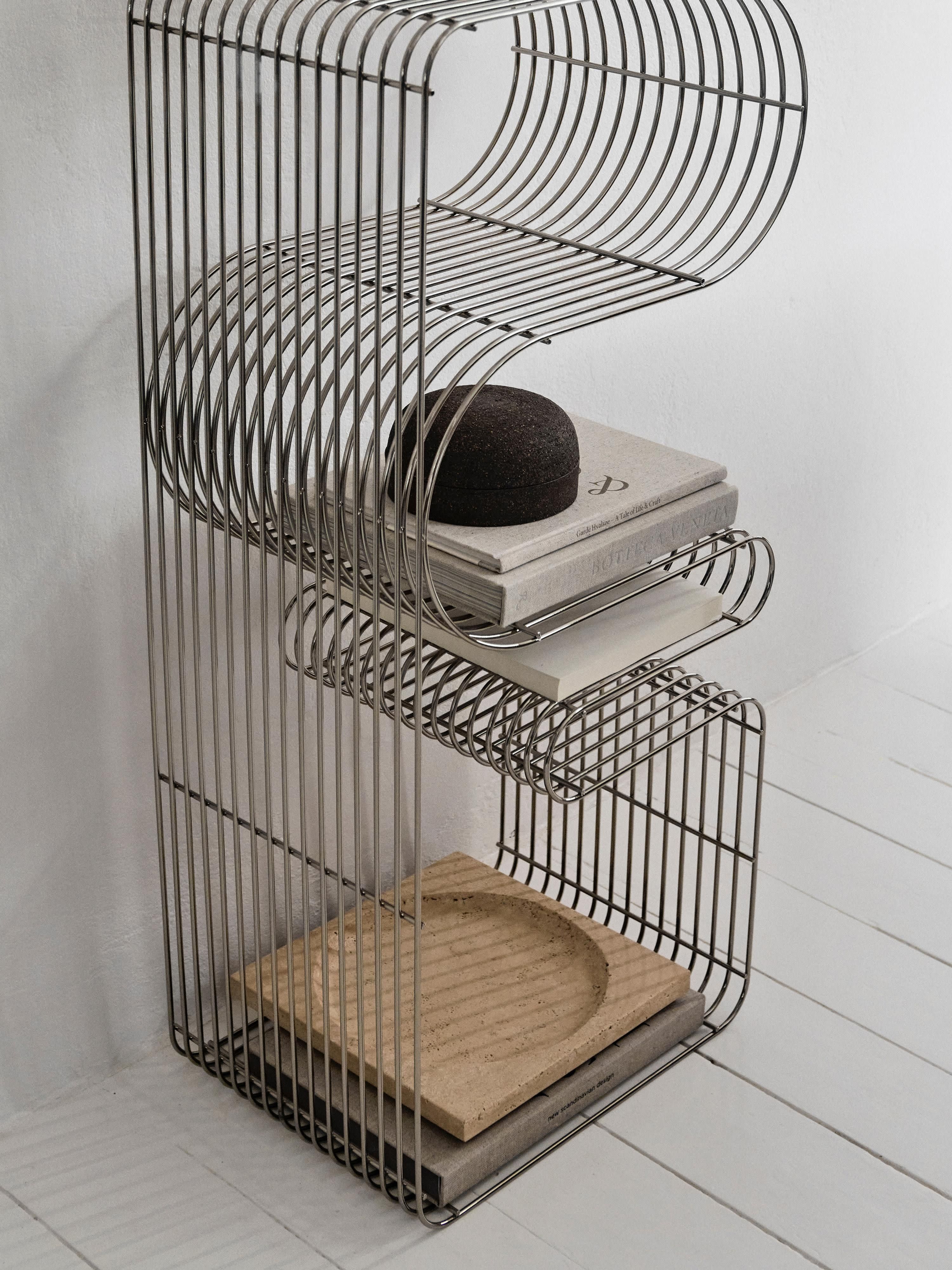 Metalen zitbank Curva