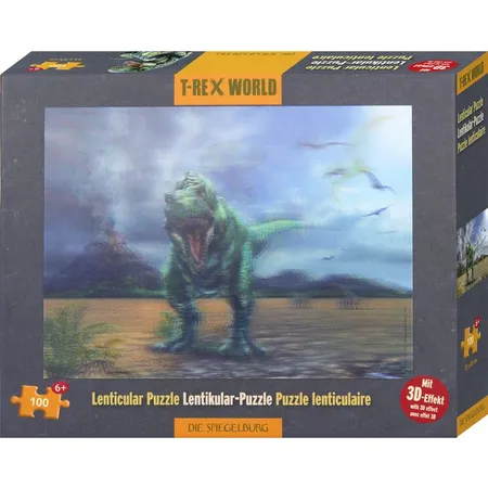 Die Spiegelburg Lentikular-Puzzle T-Rex - T-Rex World (100 Teile)
