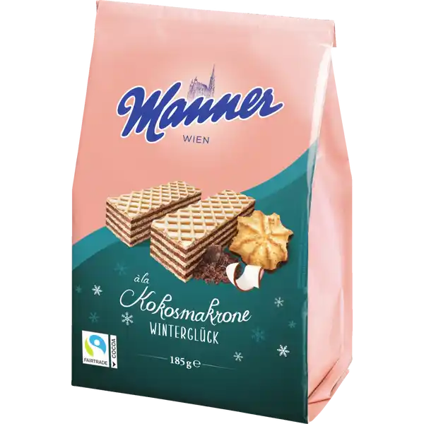 Kokos-Makrone Winterglück