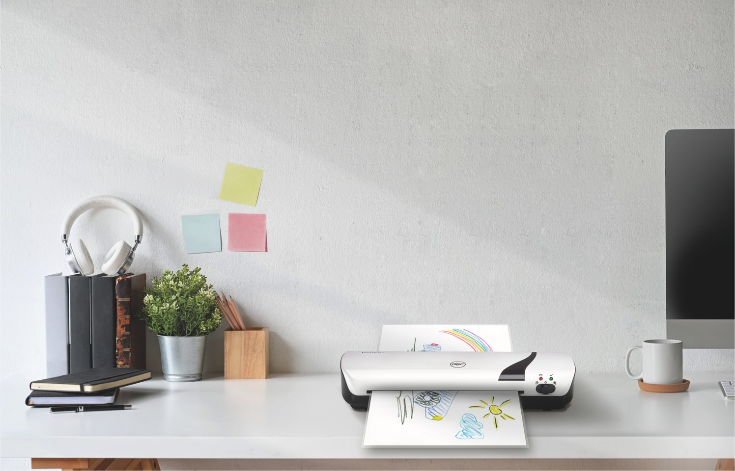 GBC - Lamineringsmaskine Inspire+ A4 - Hvid