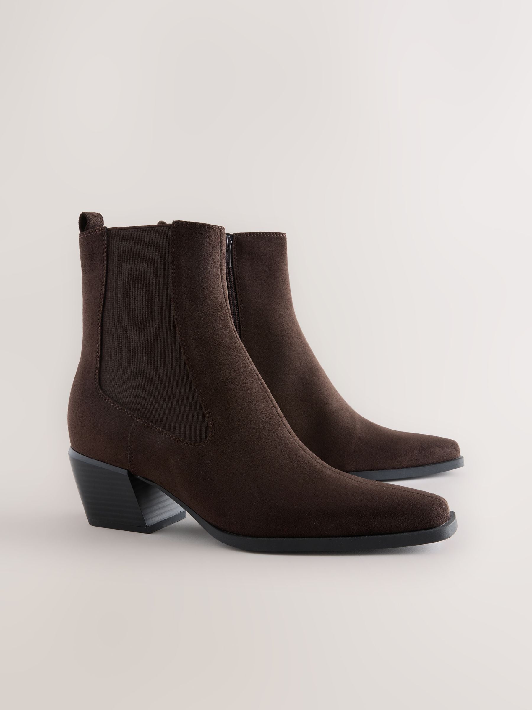 Chocoladebruin - Chelsea-stijl western cowboy Boots