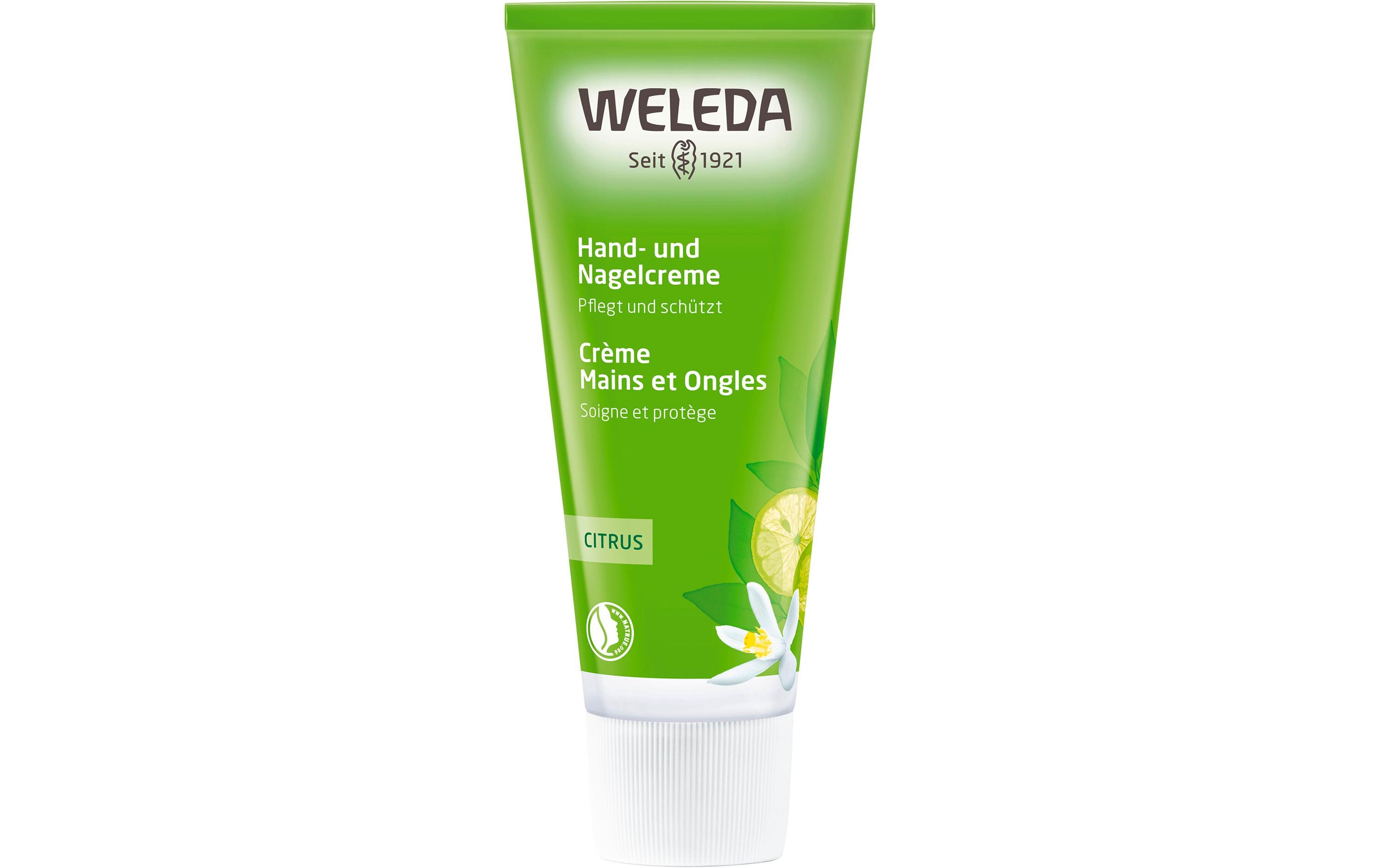 Hand- & Nagelcreme Citrus 50 mlNatürliche Handcreme schützt brüchige Nägel
