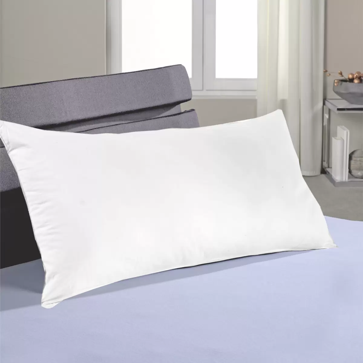 Kopfkissenbezug Cotton Selection weiss