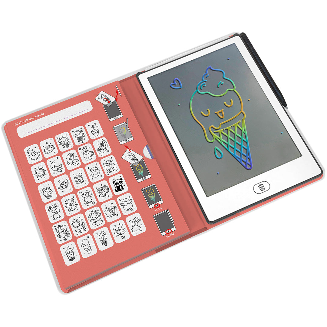 kidywolf tekenbord kidydraw mini - kawai