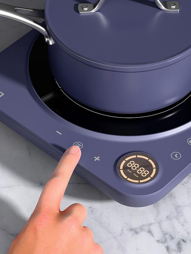 ciarra Tragbare Induktionskochplatte mit 4h Timer, 2000 W
