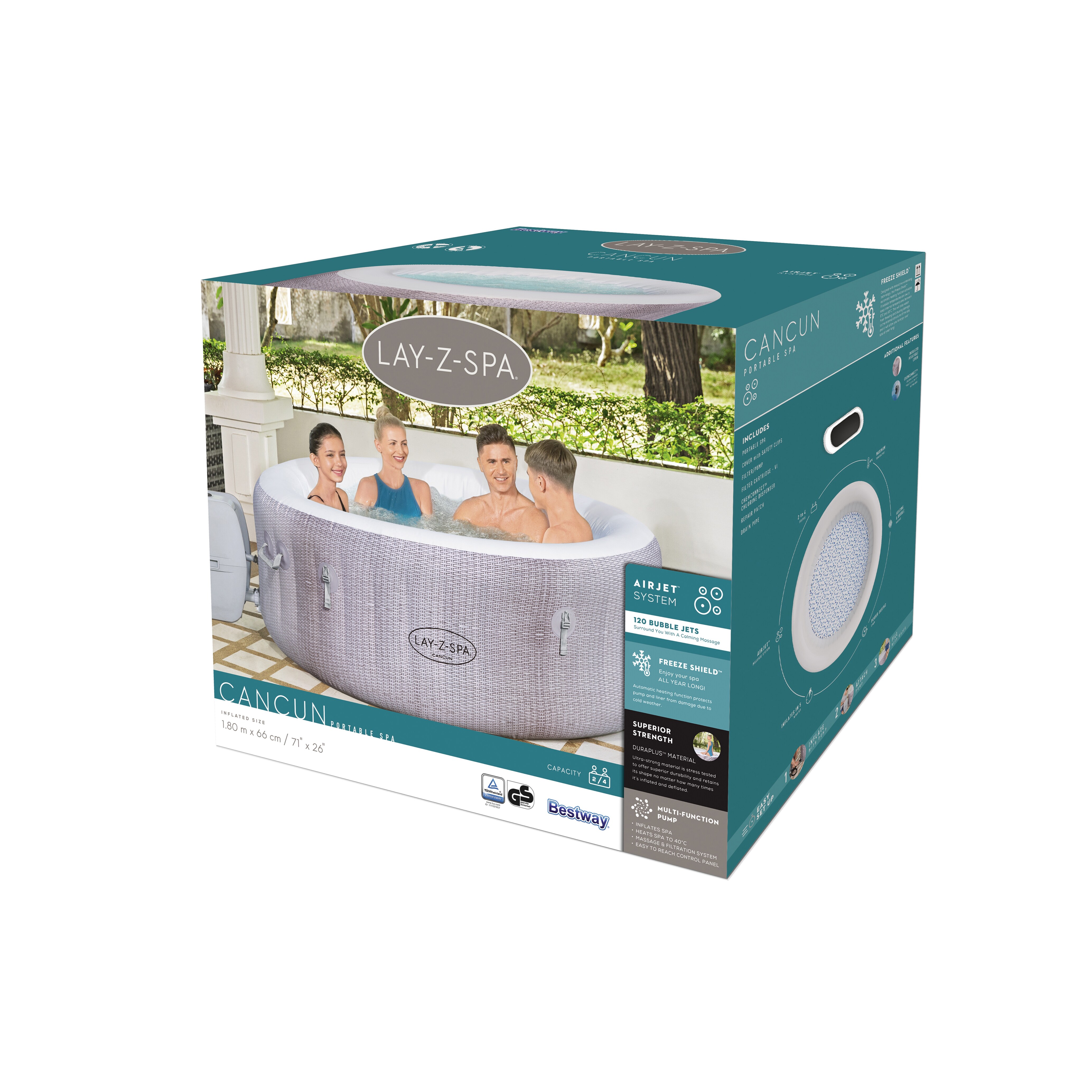 Bestway® LAY-Z-SPA® Whirlpool Cancun AirJet™
