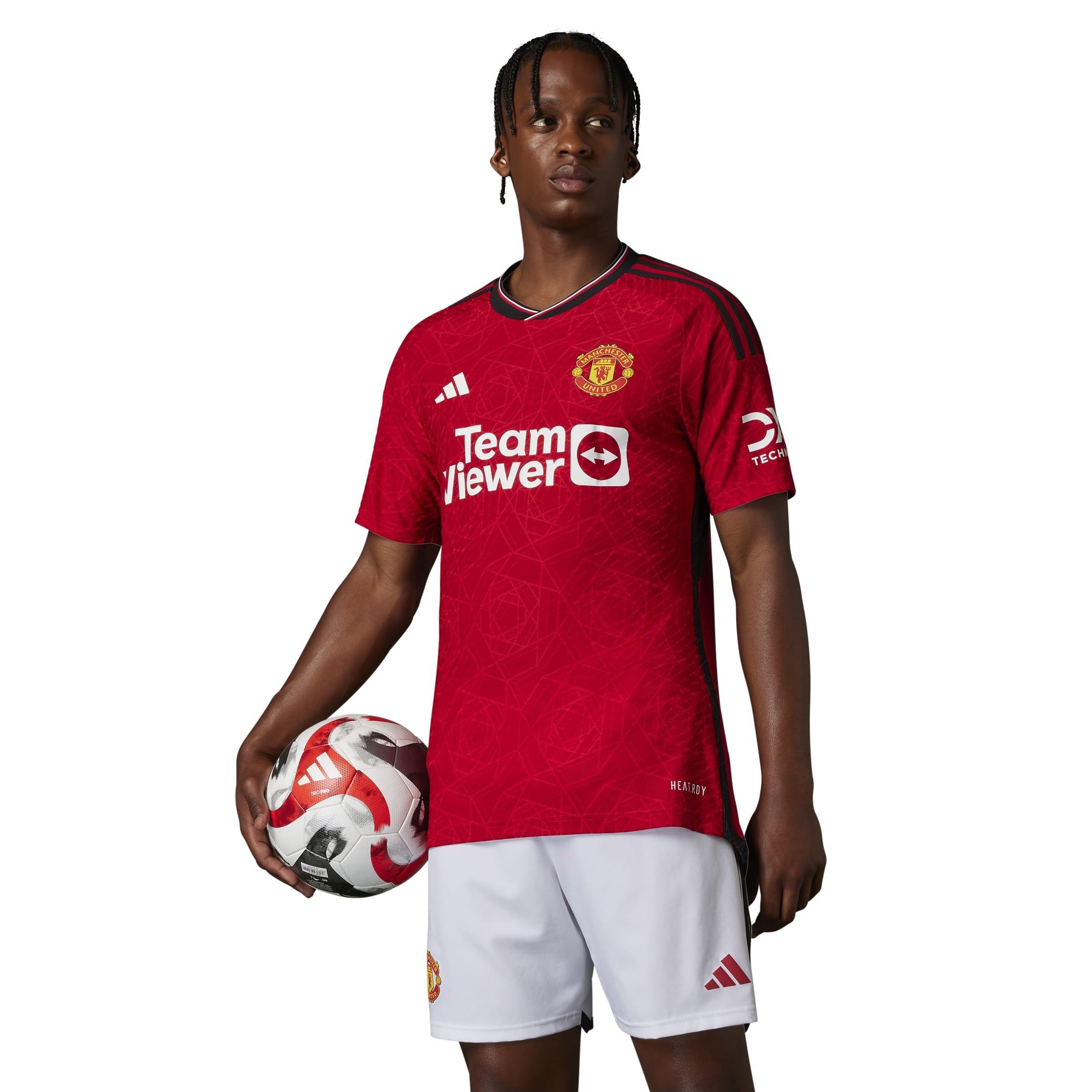 adidas Manchester United Authentic Home Shirt 2023 2024 Adults