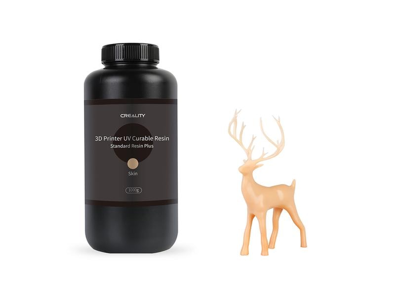 Creality Resin Plus 1 kg, Hautfarben UV Resin für DLP / SLA 3D Drucker