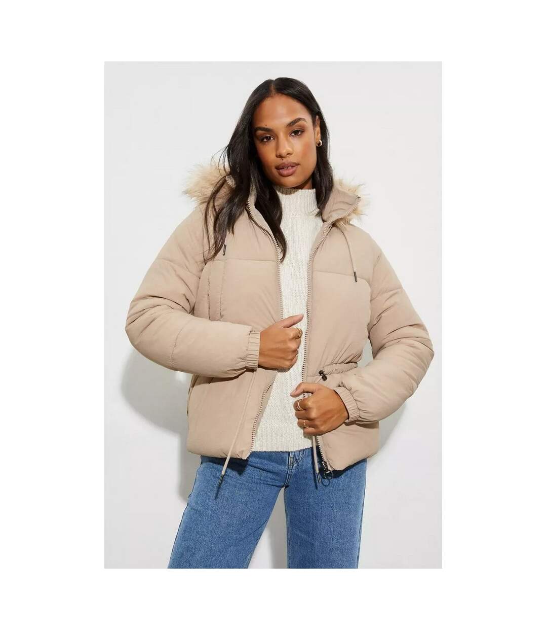 Dorothy Perkins - Doudoune matelassée - Femme (Brun-beige) - UTDP604