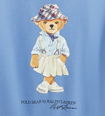 Polo Ralph Lauren Sweatshirt - Cambus Blue m. Kuscheltier