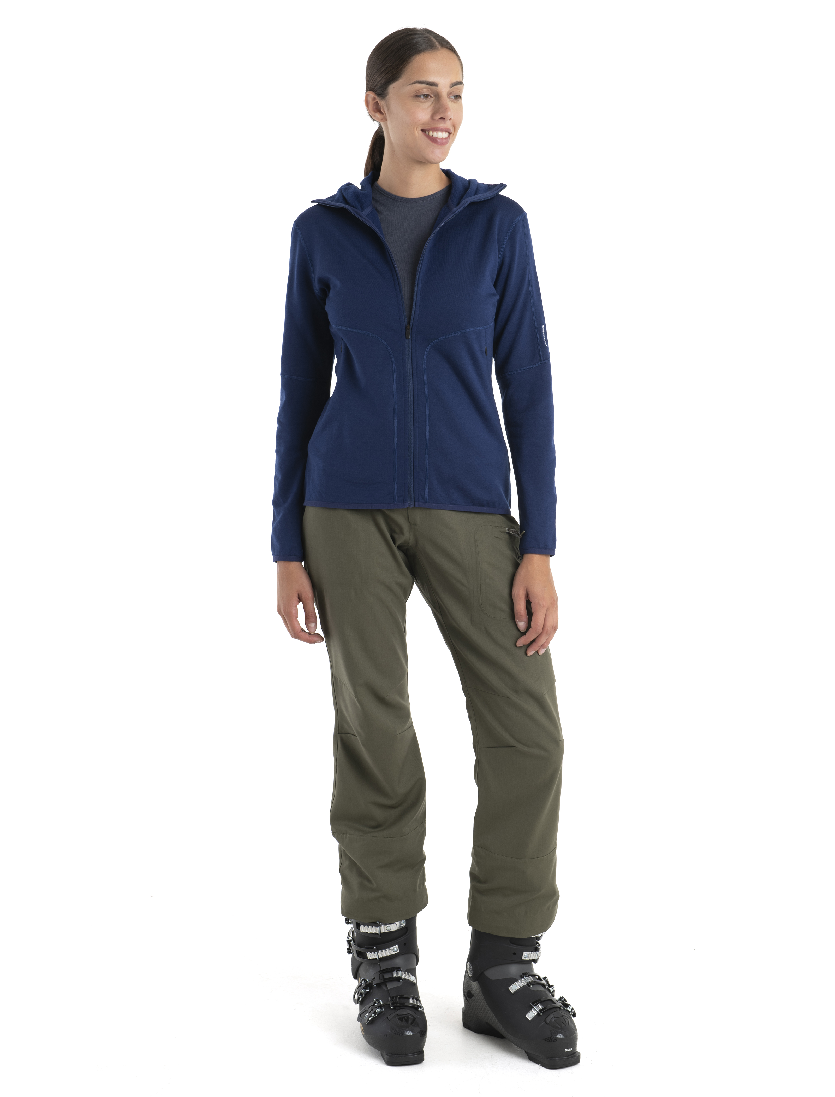 Merino 560 Realfleece Elemental II LS ZH Dame Royal Navy