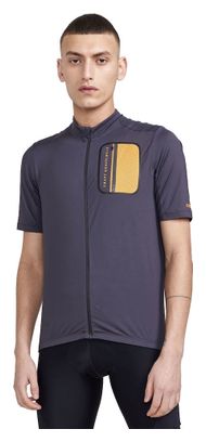 Maillot manches courtes Craft Adv Gravel Noir Sable