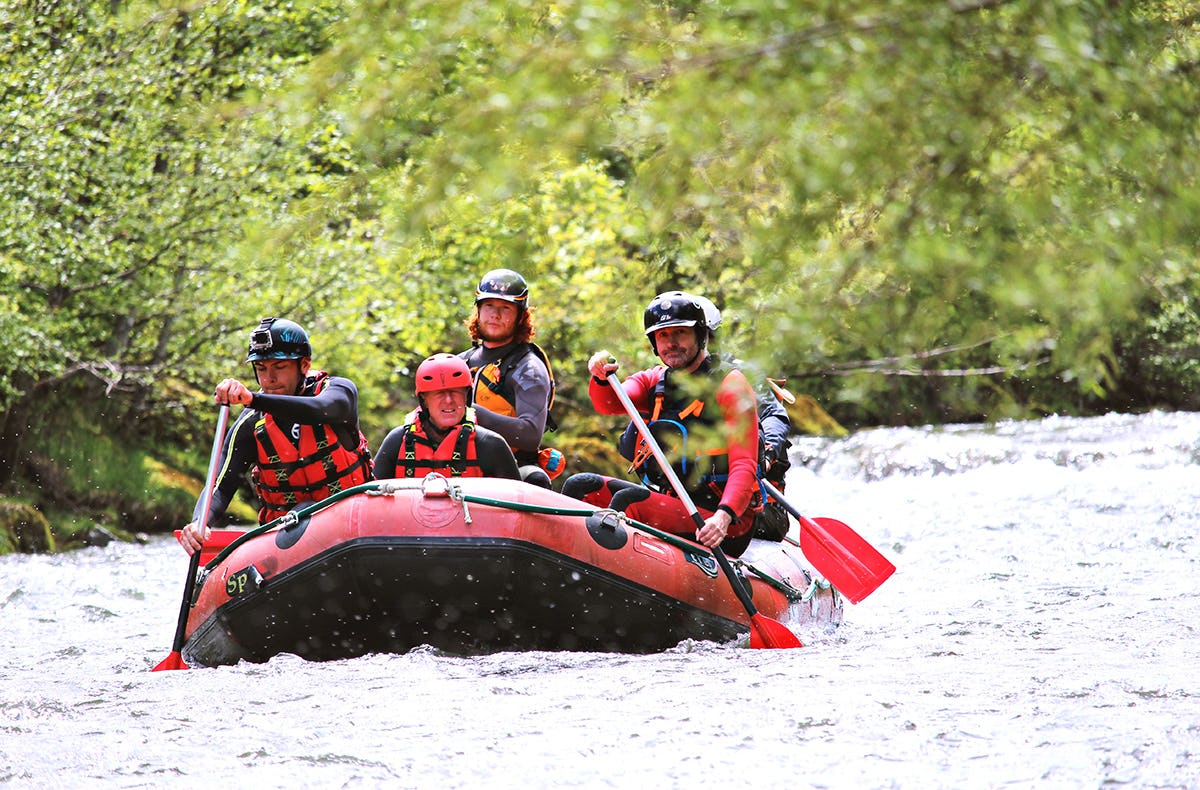 Einsteiger-Rafting-Tour in Blaichach als Geschenk