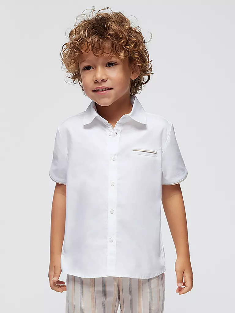 MAYORAL Jungen Hemd weiss
