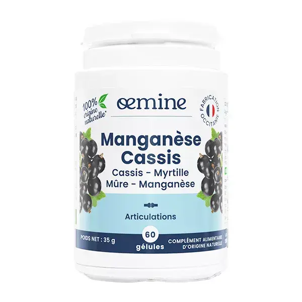 Oemine Manganês Groselha Preta 60 cápsulas