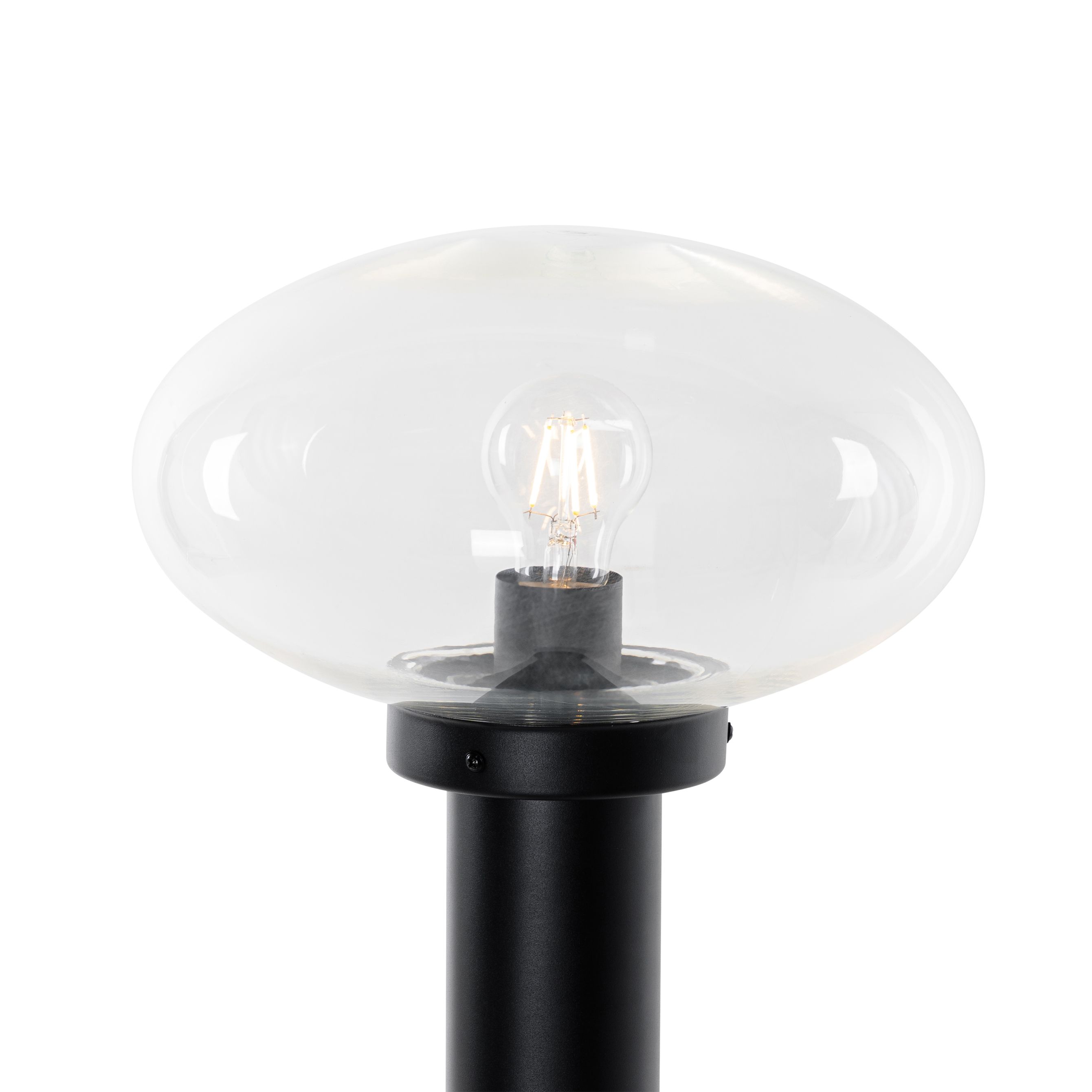Modern buiten paaltje zwart 100 cm - Elly