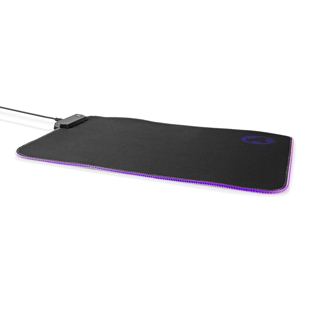Nedis Gaming musematte | Gummi / Mikrofiber | Sort