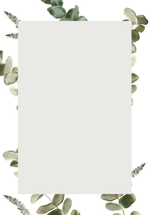 Greetz | Huwelijkskaart | Bedankt ceremoniemeester | Eucalyptus