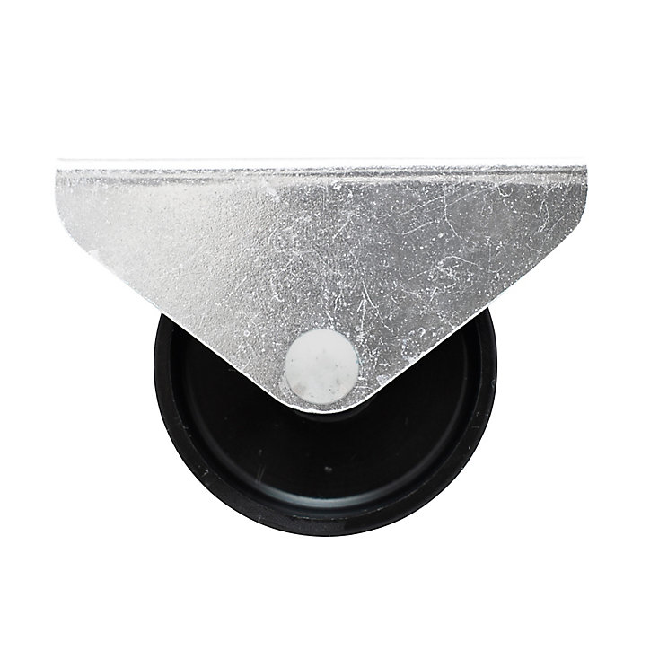 Roulette fixe noire ø4.45 cm, charge max 20 kg